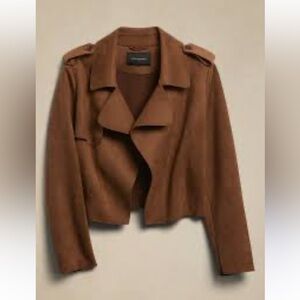 NWOT-Banana Republic Factory Petra Vegan Suede Jacket